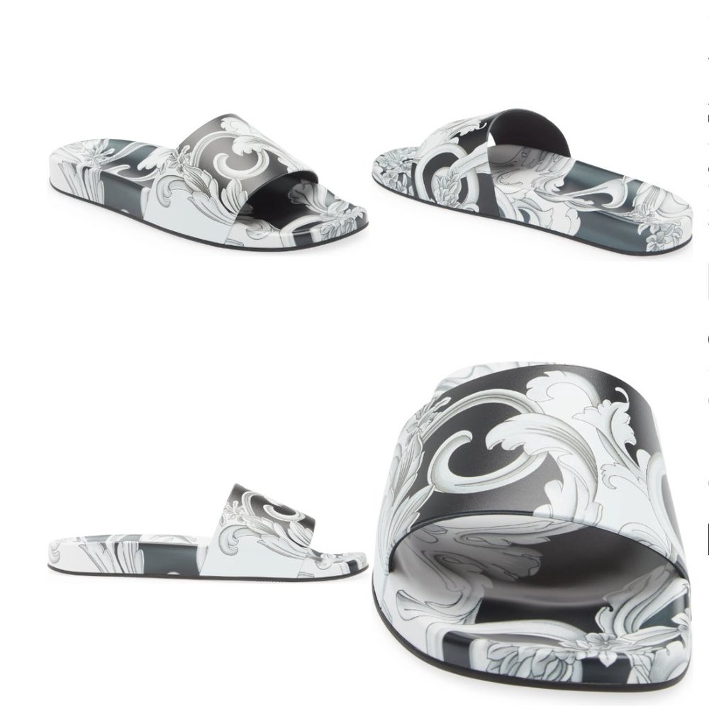 Versace Shoes Versace Barocco Slide Sandal